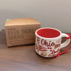 Starbucks mini mug ornament Ohio